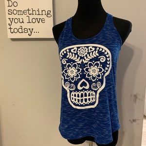 Sugar Skull Workout Tank Top